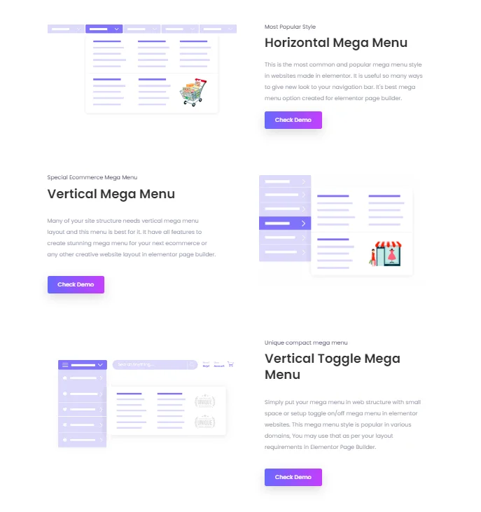 Mega Menu Builder
