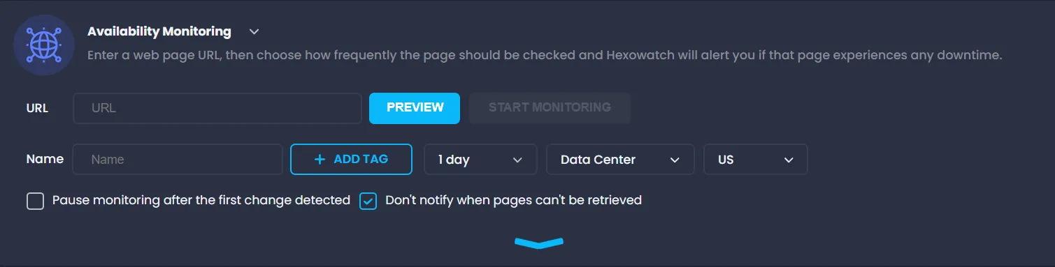 Hexowatch availability monitoring