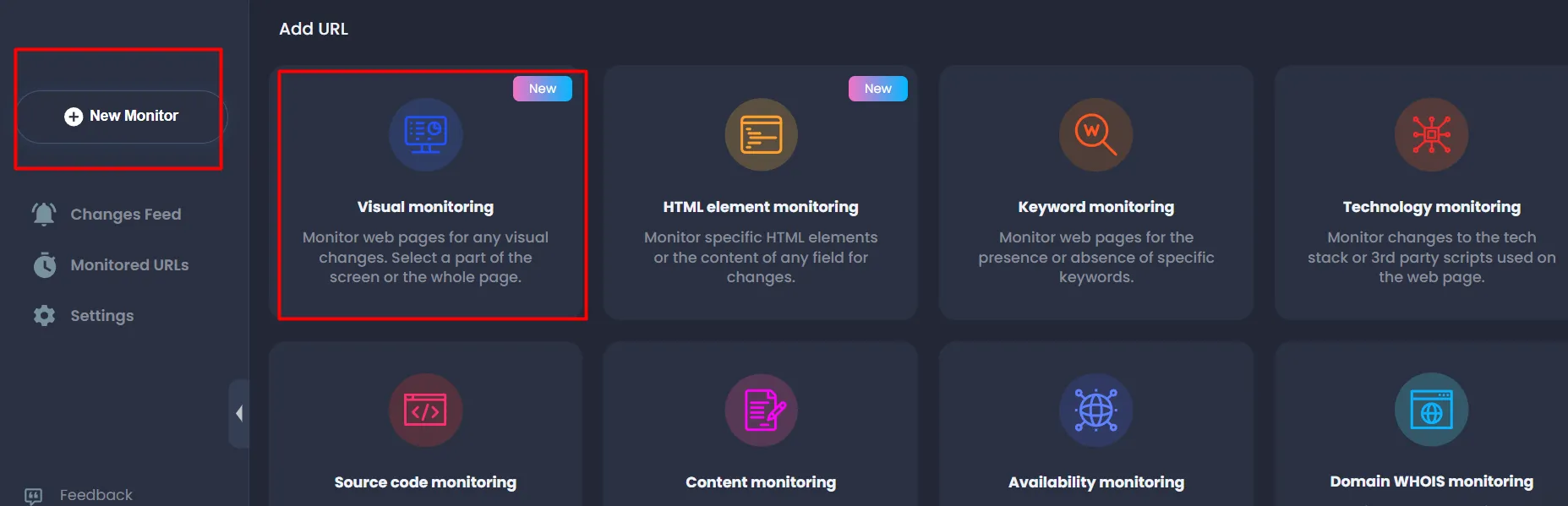 Hexowatch visual monitoring
